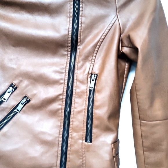 Classic Brown Bomber Jacket with Timeless Appeal - Picture 4 of 6